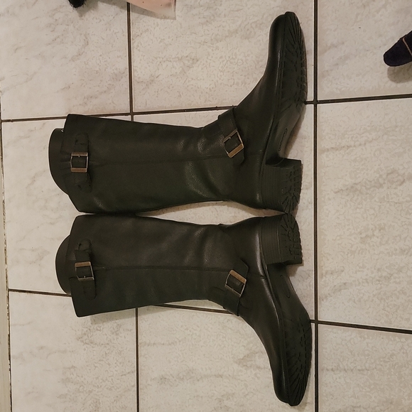 KNEE HIGH LEATHER BOOTS - Picture 3 of 7